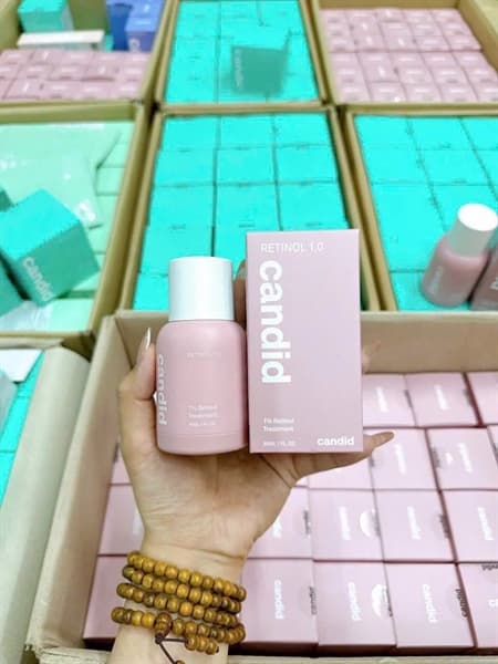 CANDID - Hoạt chất retinol 0.5% hỗ trợ chống lão hóa và cải thiện nếp nhăn