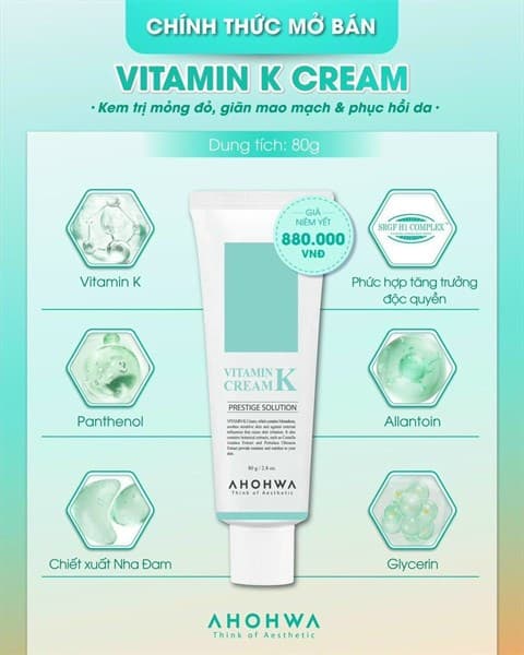 Kem K phục hồi ahohaw 80g